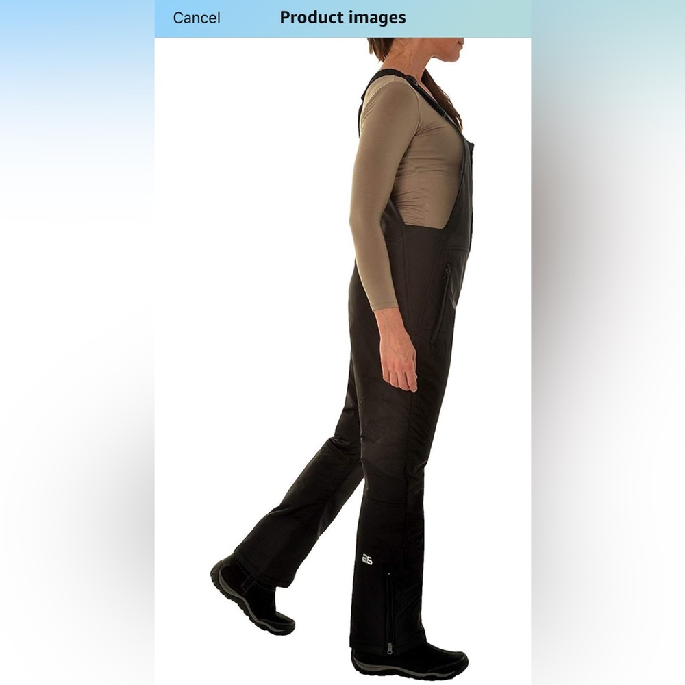 Arctix Women's Essential Insulated Snow Bib Overalls - Picture 4 of 6